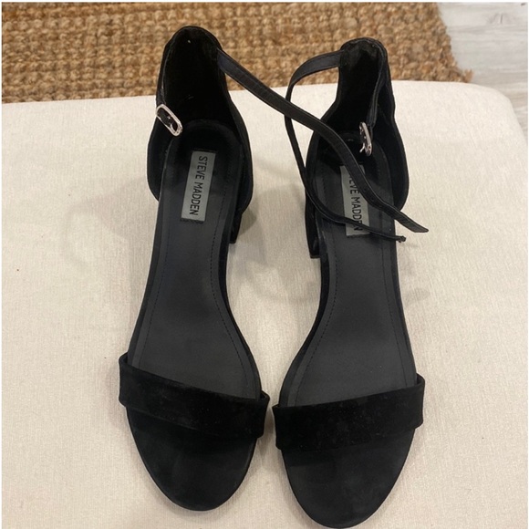IRENEEW Steve Madden Black heels size 10 - lightly worn - Picture 2 of 5